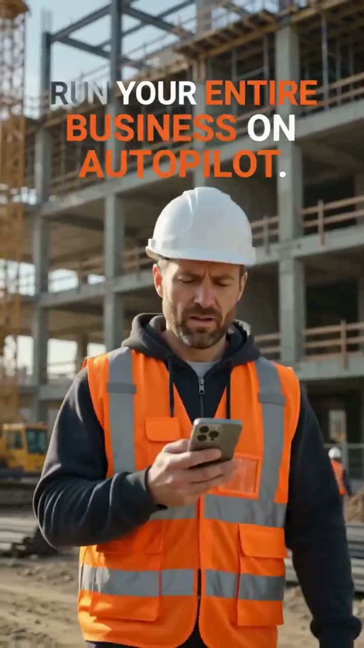 Promotional vertical AI video ad frame for Real estate